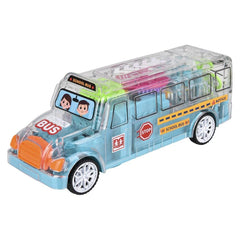 8" LIGHT-UP TRANSPARENT BUS LLB Light-up Toys