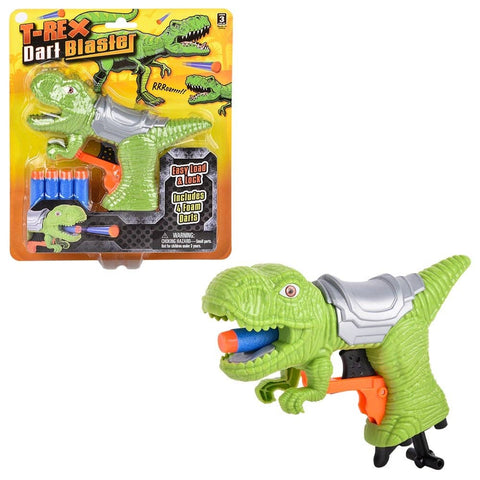6.5" T-REX FOAM DART BLASTER LLB kids toys