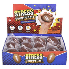 2.5" FOOTBALL STRESS BALL LLB Fidget Toys