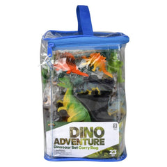 23 PC DINOSAUR SET IN CARRY BAG LLB kids toys