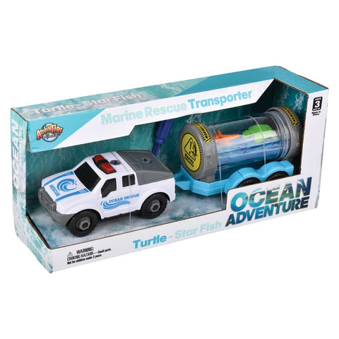 Turtle And Star Fish Marine Rescue Transport Set - LLB Toys