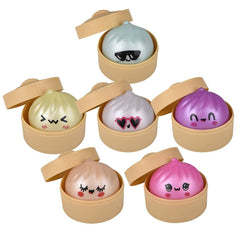 2" Squish And Stretch Metallic Surprise Dumplings - LLB Toys