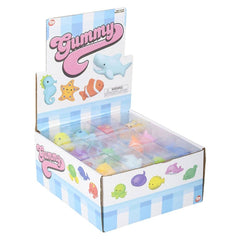 1.5" GUMMY SEA LIFE ANIMALS LLB kids toys