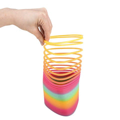 5" JUMBO TRIANGLE RAINBOW COIL SPRING LLB kids toys