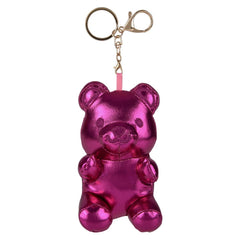 4" Metallic Yummy Bear Plush Clip On - LLB Toys