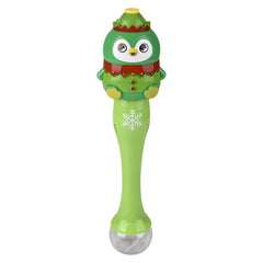 Light-Up Penguin Elf Bubble Wand 13.5"
