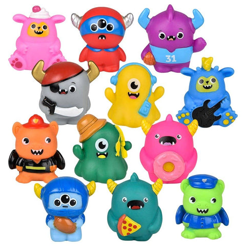 2" RUBBER MONSTER ASSORTMENT LLB kids toys