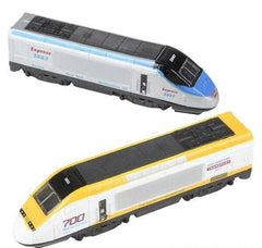 7" DIE-CAST PULL BACK HIGH SPEED TRAIN 12/DISPLAY  Car Toys