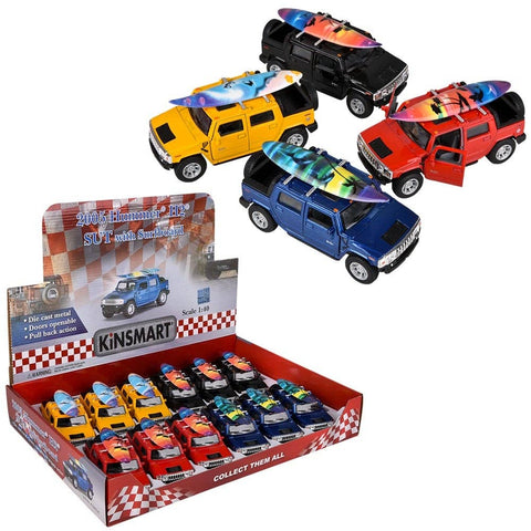 2005 Hummer H2 Sut with Surfboard - Kids Toy - LLB Toys