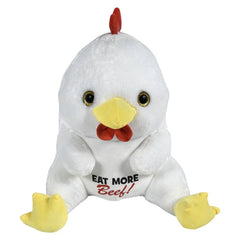 20" Belly Buddy Chicken Eat More Beef Plush - LLB Toys