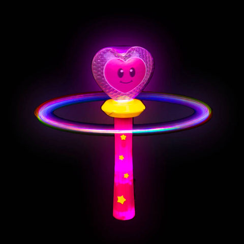 13" Light-Up Orbiting Heart Wand- LLB Toys