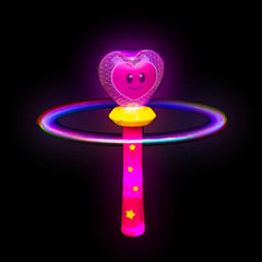 13" Light-Up Orbiting Heart Wand- LLB Toys