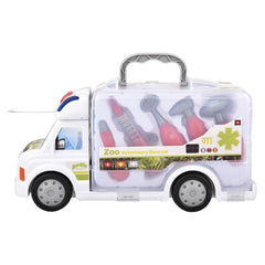 ZOO VETERINARY KIT RESCUE TRUCK LLB Car Toys