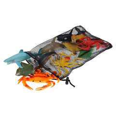 11PC MESH BAG AQUATIC ANIMAL ASSORTMENT LLB kids toys