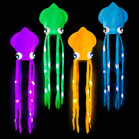 GIANT SQUID LIGHT-UP HAT 56" - LLB Toys