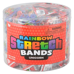 UNICORN RAINBOW SILICONE STRETCH BANDS LLB kids toys