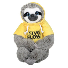 18.5" SLOTH WITH HOODIE LLB Plush Toys