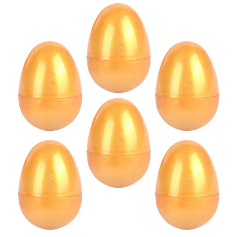 2" Gold Fillable Plastic Eggs - LLB Toys