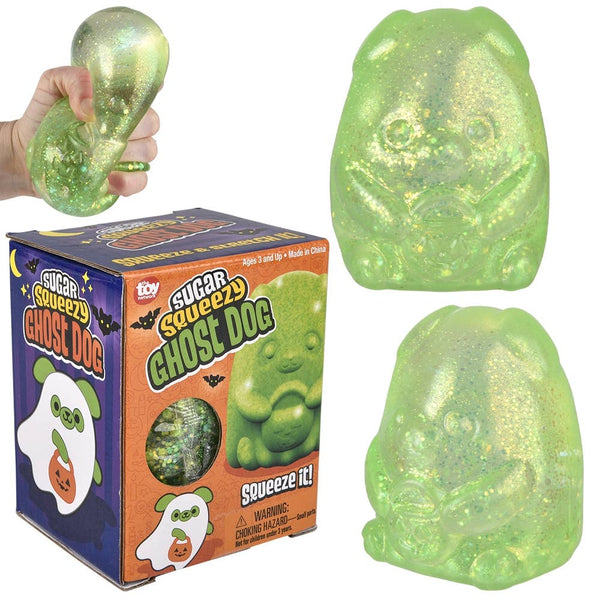 Jumbo Sugar Squeezy Halloween Ghost Dog 4