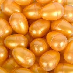 2" Gold Fillable Plastic Eggs - LLB Toys