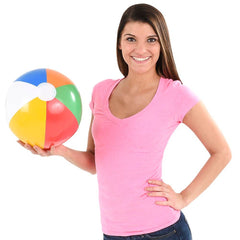 16" MULTICOLORED BEACH BALL LLB Balls