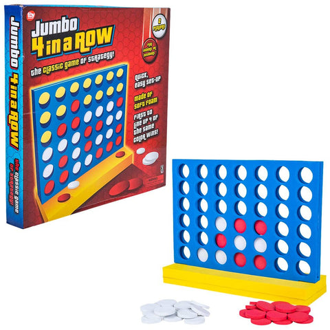 JUMBO 4 IN A ROW GAME 20"X19" LLB kids toys