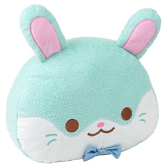 16" Kawaii Bunny Pillow-Teal - LLB Toys