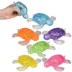 4" Squeezy Sugar Sea Turtle 12ct - LLB Toys