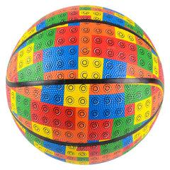9.5" BLOCK PATTERN REGULATION BASKETBALL LLB kids toys
