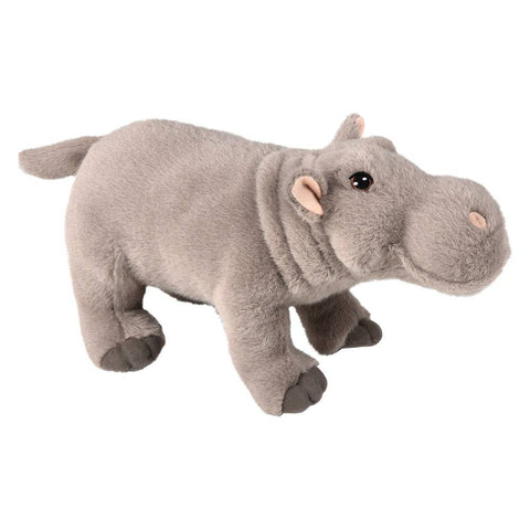 12" Animal Den Hippo Plush - LLB Toys
