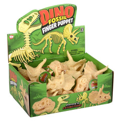 2" Stretchy Dino Fossil Finger Puppet LLB Kids Toys
