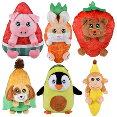 21" Fruit Animal Assortment Plush - LLB Toys