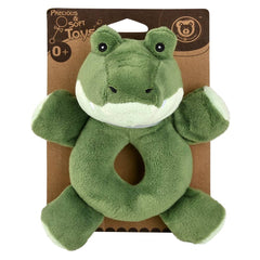 5.5" Alligator Plush Baby Rattle - LLB Toys
