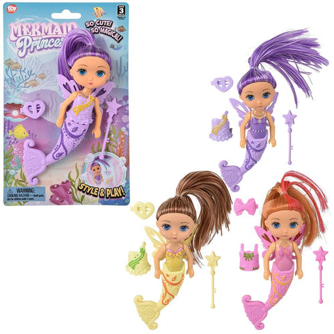 6.75" Mermaid Princess - LLB Toys