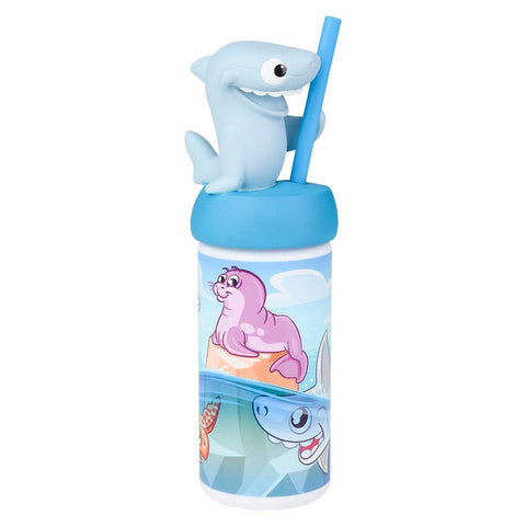 12oz 3D ANIMAL CUP SHARK LLB kids toys