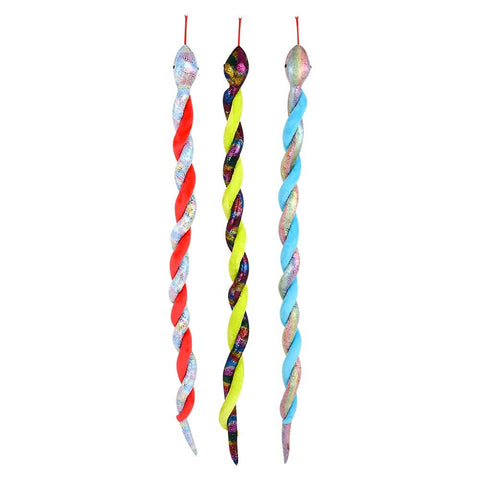 67" TWISTY SNAKE METALLIC ASSORTMENT B LLB Plush Toys