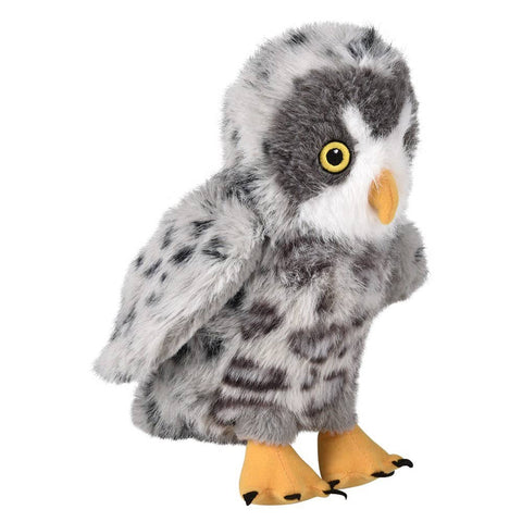 8" Animal Den Barred Owl Plush -  LLB Toys