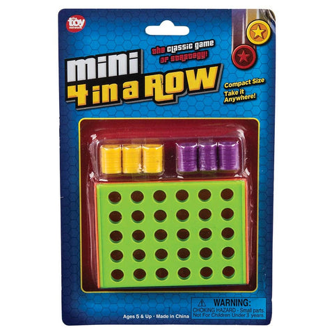 4" FOUR IN A ROW GAME LLB kids toys