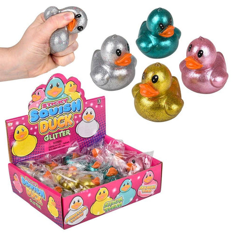 2.25" SQUISH AND STICKY DUCKY LLB Squishy Toys