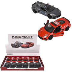2021 Corvette Police/Firefighter 5" Diecast  Toy - LLB Toys