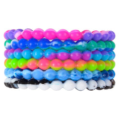 TIE DYE BEAD BRACELET 8.5" - LLB Toys