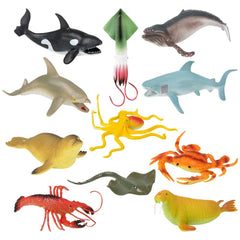 11PC MESH BAG AQUATIC ANIMAL ASSORTMENT LLB kids toys