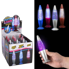 7" NOVELTY GLITTER LAMP LLB kids toys