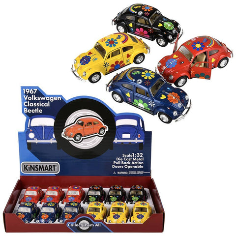 5" Diecast Pull Back VW Beetle Printing