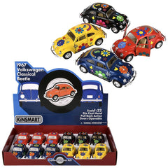 5" Diecast Pull Back VW Beetle Printing