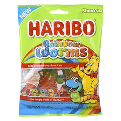 PEG BAG HARIBO RAINBOW WORMS 5oz LLB Candy