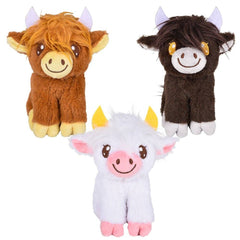 5" Plush Highland Cow - LLB Toys