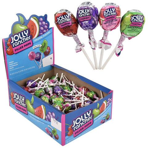 Jolly Rancher Fruit Chews Filled Lollipops- LLB Candy