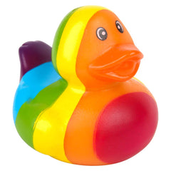 2" Rainbow Stripe Ducky - LLB Toys