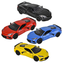 5" Diecast Pull Back 2021 Corvette LLB kids toys